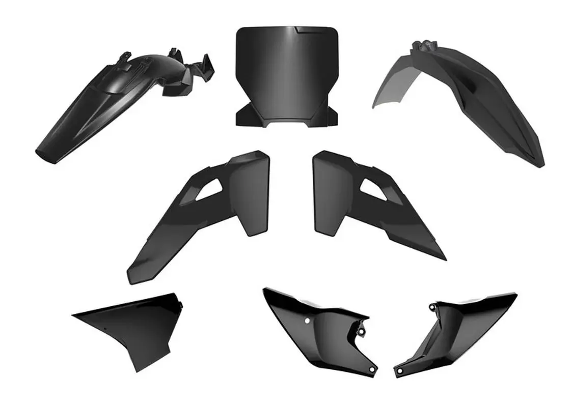 RACETECH (RTECH) kompletní sada plastů HUSQVARNA TC 85 25 barva černá (RACETECH (RTECH) kompletní sada plastů HUSQVARNA TC 85 25 barva černá)