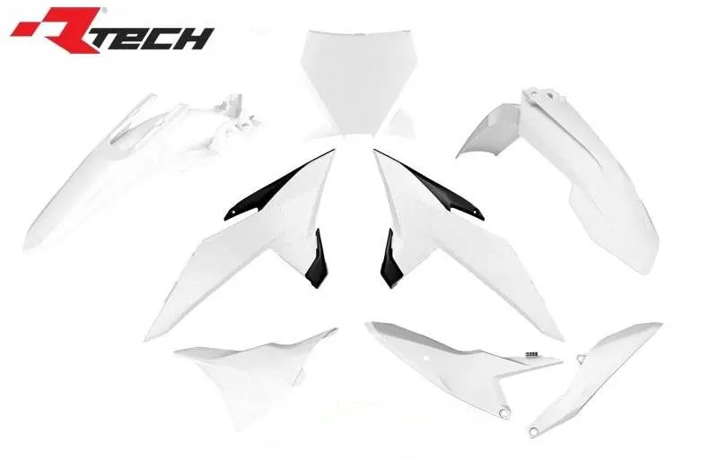 RACETECH (RTECH) kompletní sada plastů KTM SX 85 25 barva bílá / černá ( )
