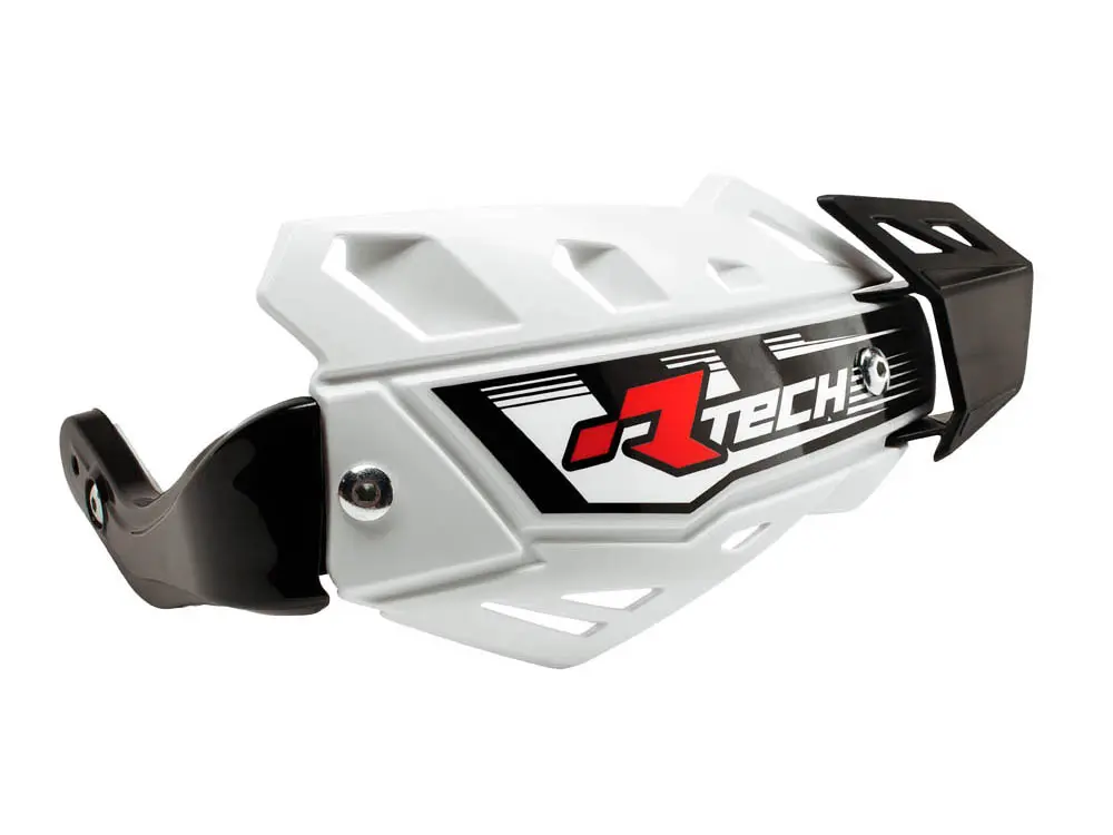 RACETECH (RTECH) chrániče páček FLX ATV/QUAD barva bílá (se 3 typy úchytů na řídítka) ( )