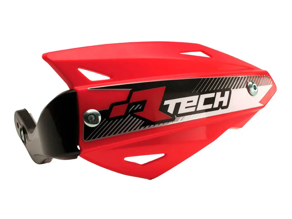 RACETECH (RTECH) chrániče páček VERTIGO ATV barva červená (se 3 typy úchytů na řídítka) (RACETECH (RTECH) chrániče páček VERTIGO ATV barva červená)