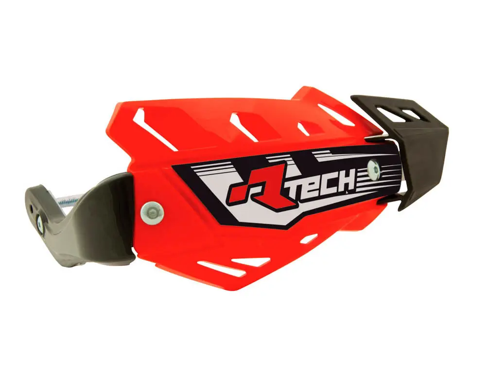 RACETECH (RTECH) chrániče páček FLX ATV/QUAD barva červená (se 3 typy úchytů na řídítka) ( )