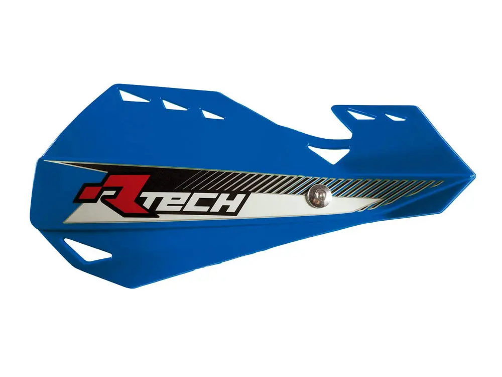 RACETECH (RTECH) chrániče páček DUAL EVO barva modrá (s upevněním na řídítka) (RACETECH (RTECH) chrániče páček DUAL EVO barva modrá (s upevněním na)