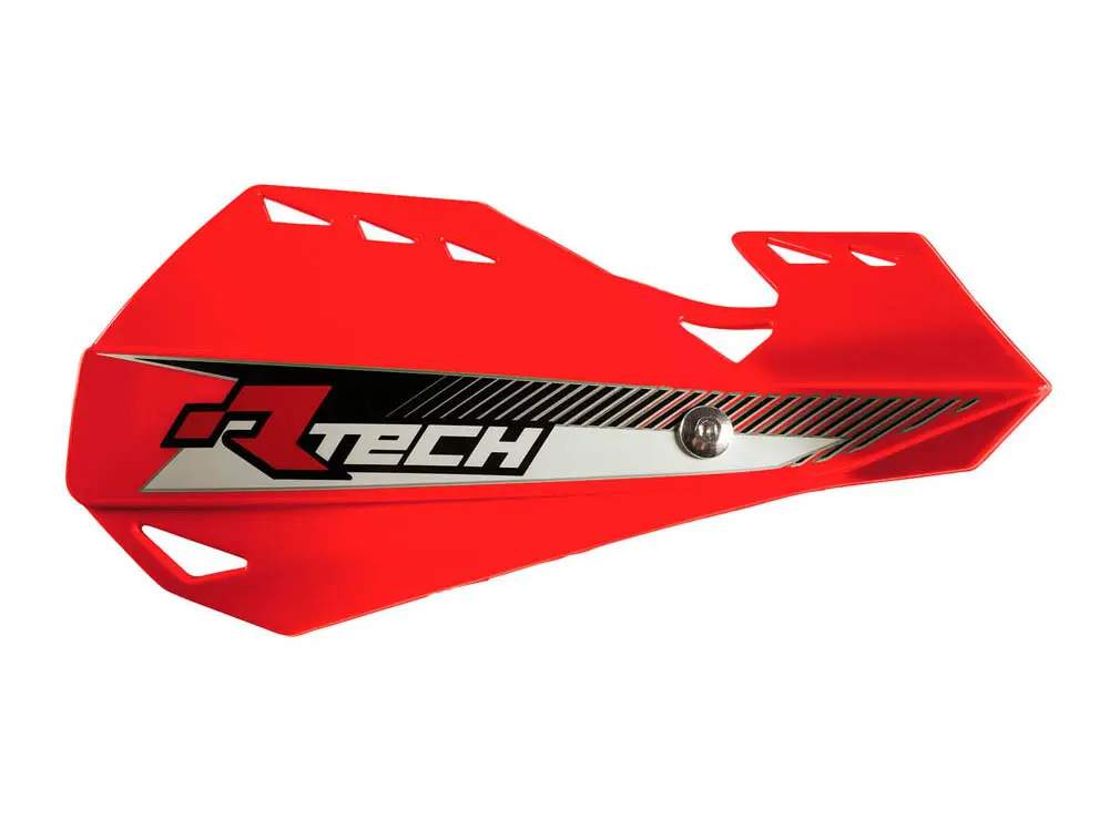 RACETECH (RTECH) chrániče páček DUAL EVO barva červená (s upevněním na řídítka) (RACETECH (RTECH) chrániče páček DUAL EVO barva červená (s upevněním)