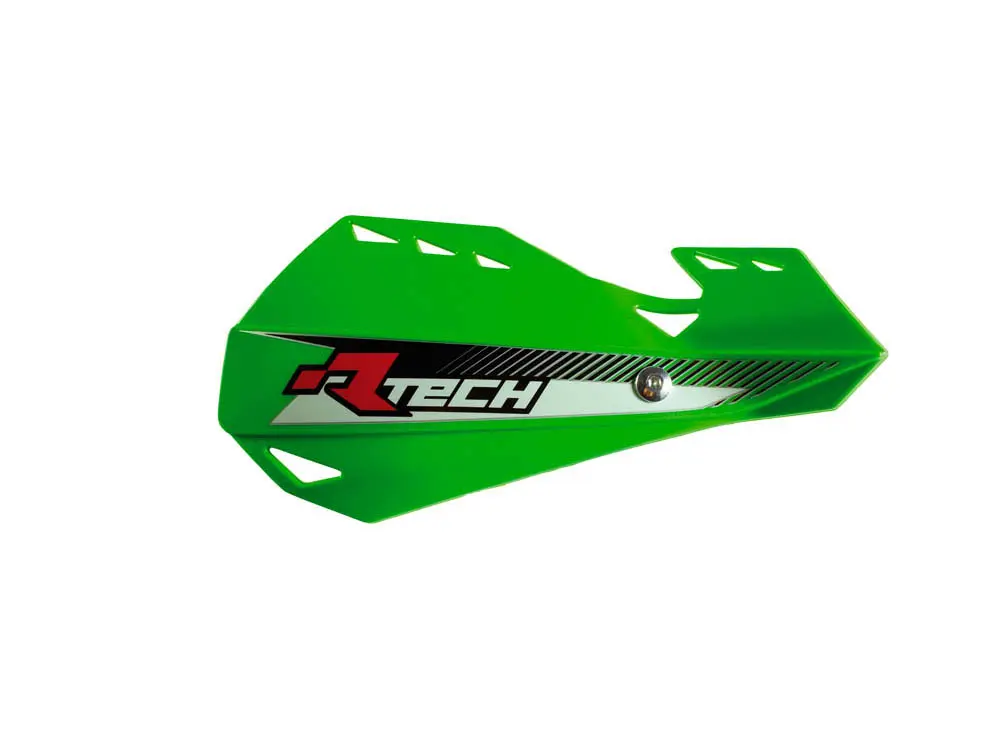 RACETECH (RTECH) chrániče páček DUAL EVO barva zelená (s upevněním na řídítka) (RACETECH (RTECH) chrániče páček DUAL EVO barva zelená (s upevněním na)