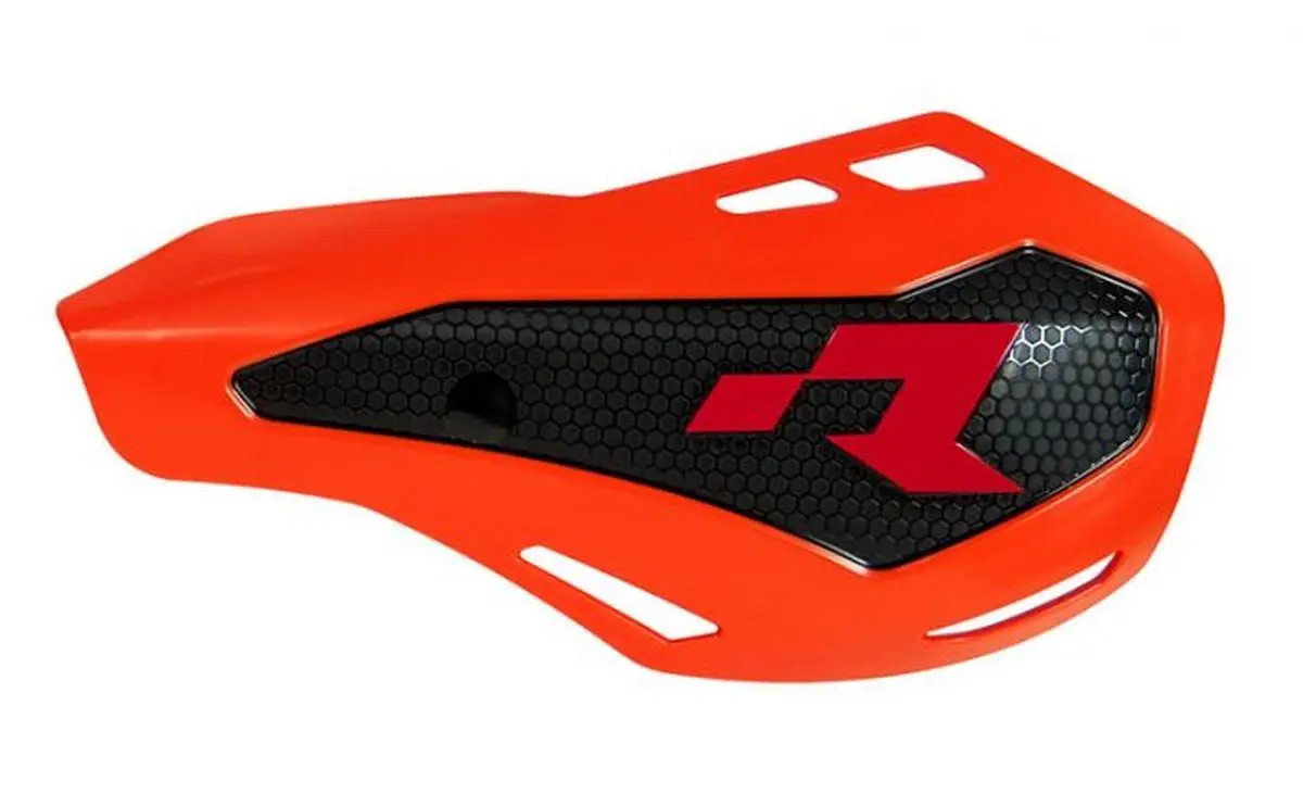 RACETECH (RTECH) chrániče řídítek HP1 barva oranžová (se 2 typy držáků na řídítka a páčky) ( )