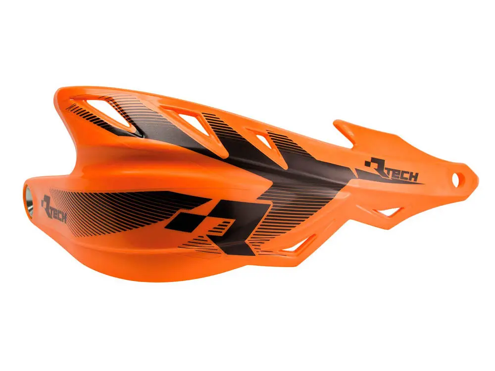 RACETECH (RTECH) kryty páček RAPTOR barva oranžová (s upevněním na řídítka 22,2mm i 28,6mm) (RACETECH (RTECH) kryty páček RAPTOR barva oranžová (s)