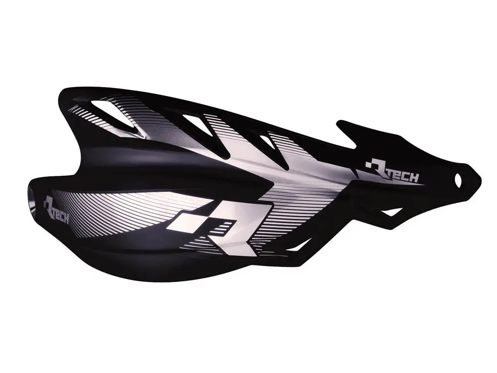 RACETECH (RTECH) kryty páček RAPTOR barva černá (s upevněním na řídítka 22,2mm i 28,6mm) (RACETECH (RTECH) kryty páček RAPTOR barva černá (s)
