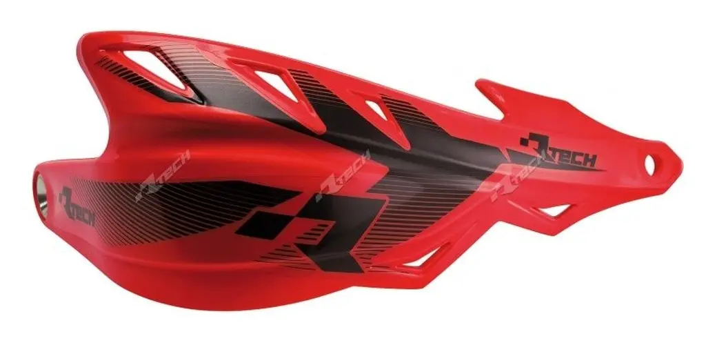 RACETECH (RTECH) kryty páček RAPTOR barva červená (s upevněním na řídítka 22,2mm i 28,6mm) (RACETECH (RTECH) kryty páček RAPTOR barva červená (s)