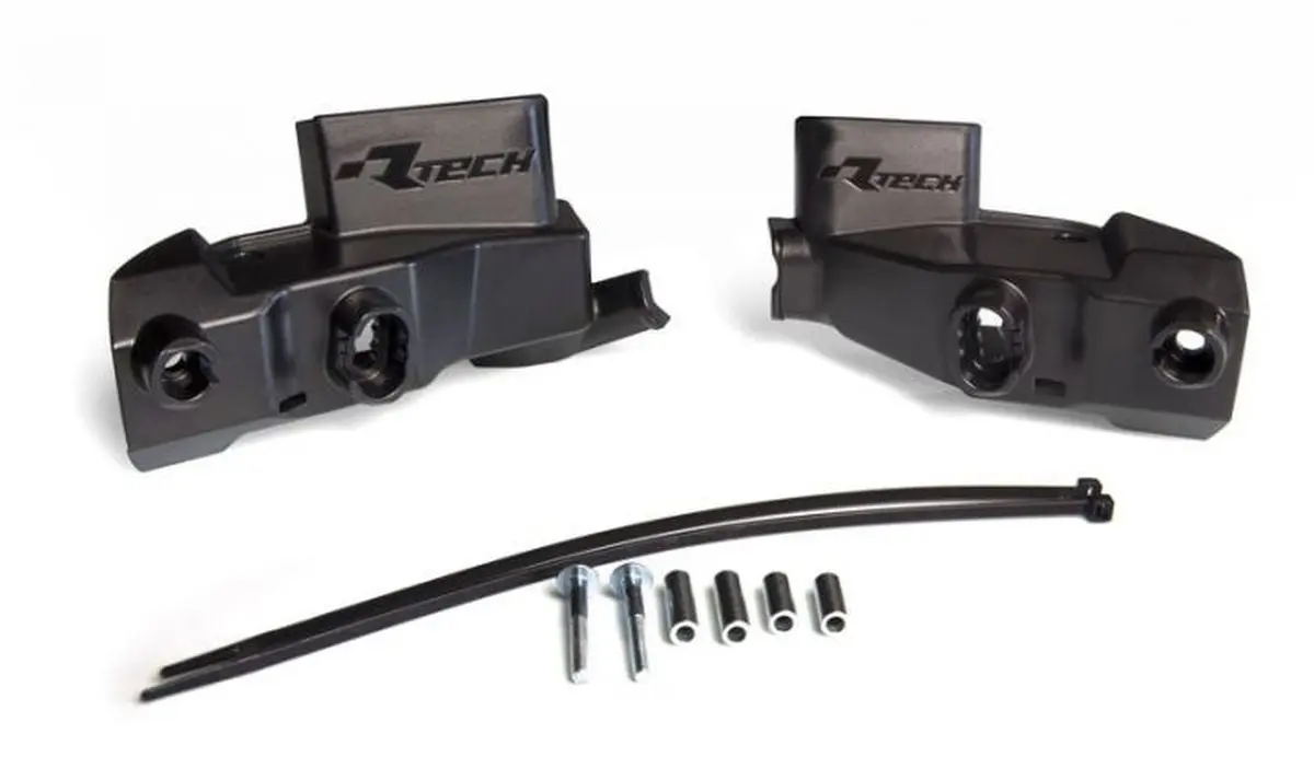 RACETECH (RTECH) montážní sada pro handbary HP1/HP2/HP3 barva černá (s kryty pump spojky a brzdy NISSIN) (RACETECH (RTECH) montážní sada pro handbary)