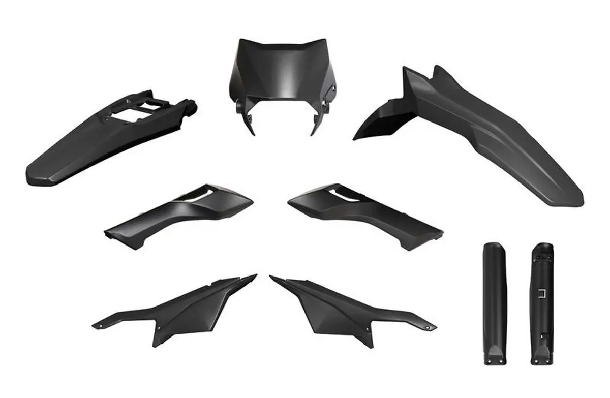 RACETECH (RTECH) kompletní sada plastů SURRON ULTRA BEE 23-25 barva černá ( )