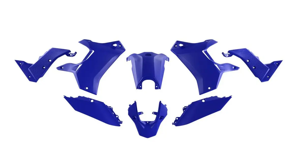 RACETECH (RTECH) kompletní sada plastů (bez předního blatníku) T7 REVOLUTION YAMAHA TENERE 700 19-24 barva modrá ( )