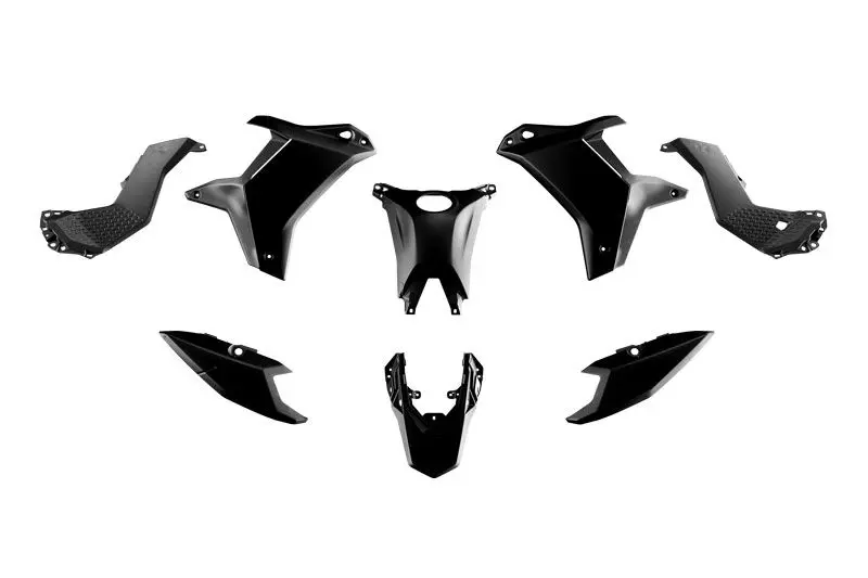 RACETECH (RTECH) kompletní sada plastů (bez předního blatníku) T7 YAMAHA TENERE 700 25-26 barva černá ( )