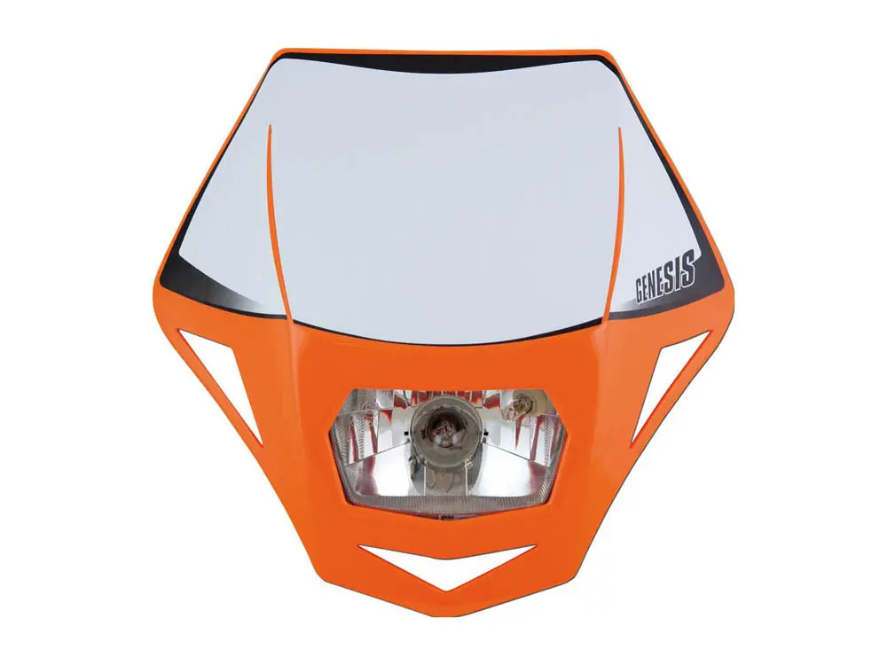 RACETECH (RTECH) přední světlo GENESIS barva oranžová - vyprodej (RACETECH (RTECH) přední světlo GENESIS barva oranžová - vyprodej)