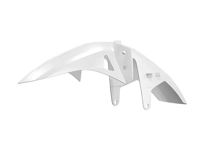 RACETECH (RTECH) dolní přední blatník REVOLUTION KOVE 800 X PRO 24-25 barva bílá (RACETECH (RTECH) dolní přední blatník REVOLUTION KOVE 800 X PRO)