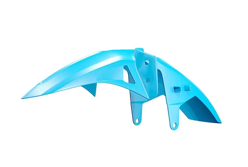 RACETECH (RTECH) dolní přední blatník REVOLUTION KOVE 800 X PRO 24-25 barva světle modrá (RACETECH (RTECH) dolní přední blatník REVOLUTION KOVE 800 X)