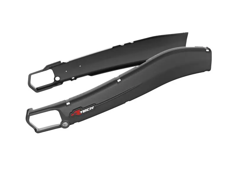 RACETECH (RTECH) kryty kyvné vidlice KOVE 800 X PRO / RALLY '24-'25 barva černá (RACETECH (RTECH) kryty kyvné vidlice KOVE 800 X PRO / RALLY '24-'25)