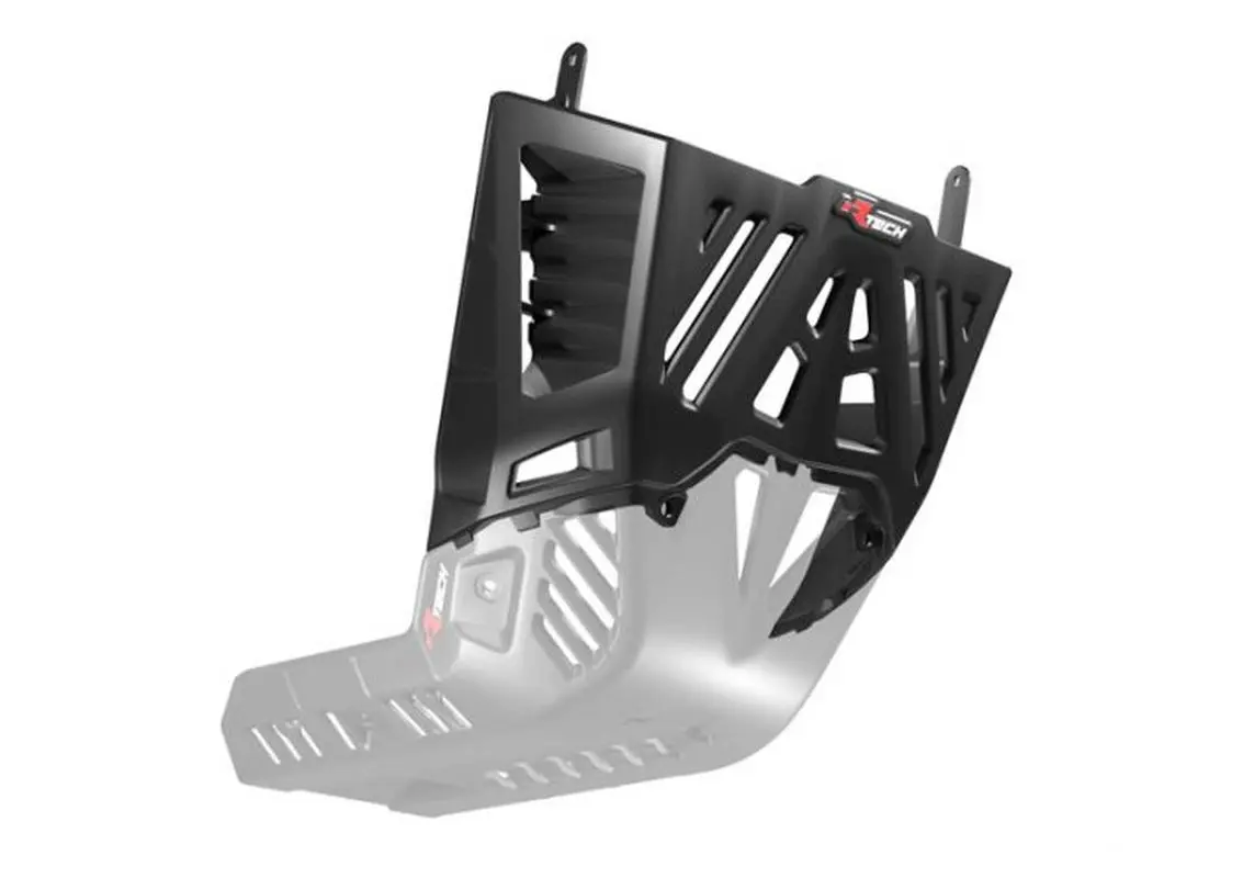 RACETECH (RTECH) kryt motoru z technopolymeru (horní) T7 REVOLUTION YAMAHA TENERE 700 19-24 barva černá ( )