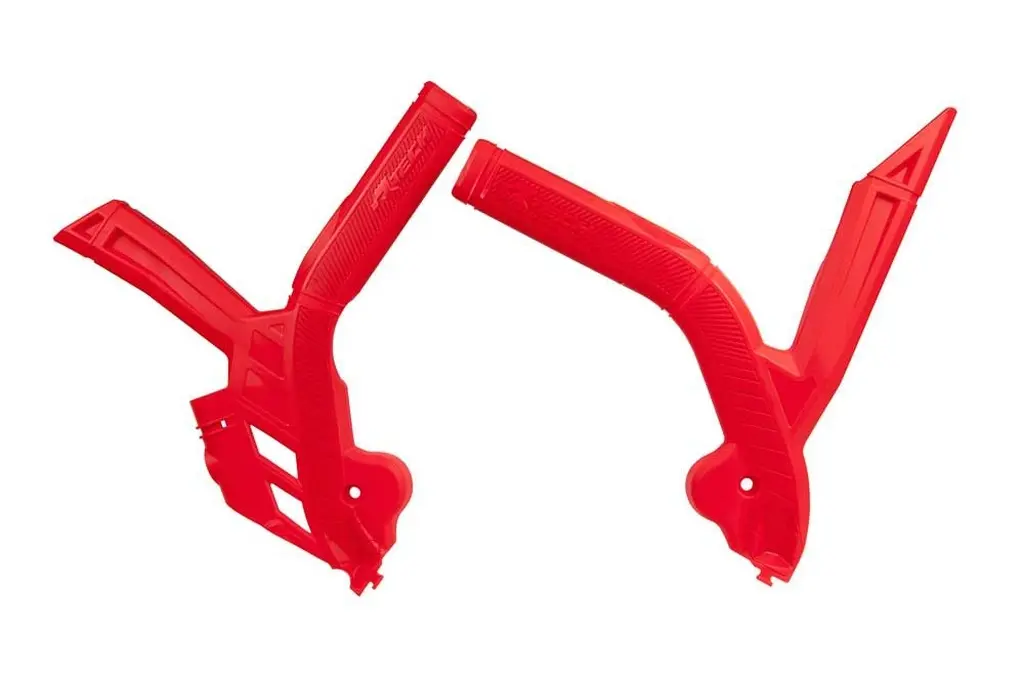 RACETECH (RTECH) kompletní kryty rámu BI-MATERIAL SUPER GRIP BETA RR 125 / 250 / 300 / 350 / 430 / 480 20-21 barva červená (RACETECH (RTECH))