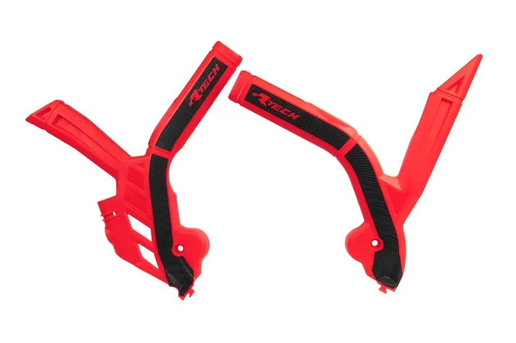 RACETECH (RTECH) kompletní kryty rámu BI-MATERIAL SUPER GRIP BETA RR 125 / 250 / 300 / 350 / 430 / 480 20-21 barva červená černá ( )