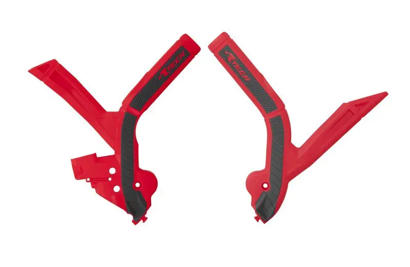 RACETECH (RTECH) kompletní kryty rámu BI-MATERIAL SUPER GRIP BETA RR 250 / 300 / 350 / 390 / 430 / 480 '24, barva červená / černá ( )