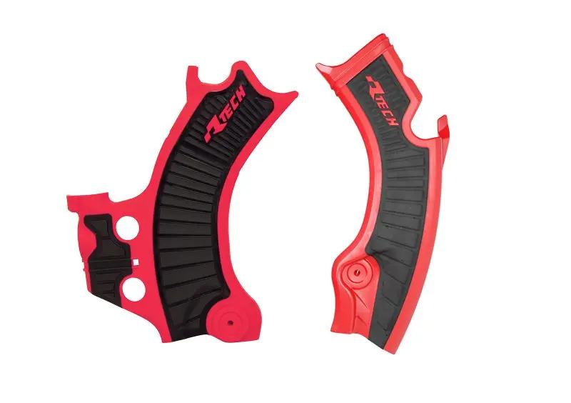 RACETECH (RTECH) kompletní kryty rámu BI-MATERIAL SUPER GRIP HONDA CRF 450 R / RWE / RX '25, CRF 250 R / RX '25, barva červená / černá ( )