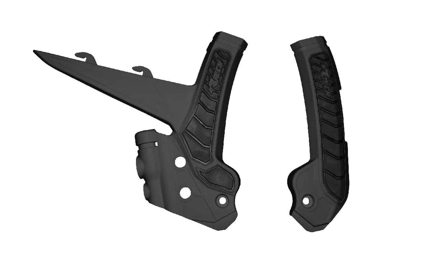 RACETECH (RTECH) kompletní kryty rámu BI-MATERIAL SUPER GRIP GAS GAS MC 125 / 250 '24, MCF 250 / 450 FACTORY EDITION '23-'24, MCF / ECF 250 / 350 /
