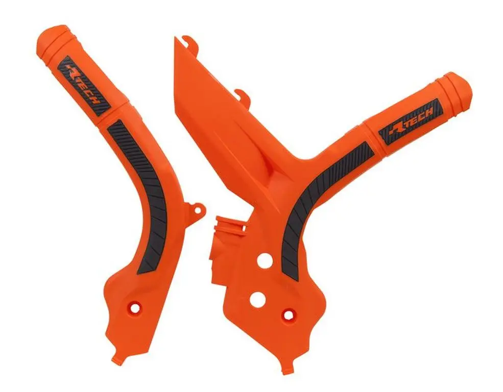 RACETECH (RTECH) kompletní kryty rámu BI-MATERIAL SUPER GRIP KTM SX 125/150/250 19-21, SXF 250/350/450 19-21, SXF 450 18-21, EXC/EXCF 150/250/350/450