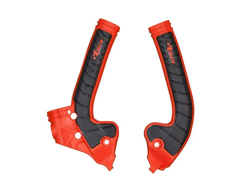 RACETECH (RTECH) kompletní kryty rámu BI-MATERIAL SUPER GRIP KTM SX 85 '18-'24 barva červená / černá ( )