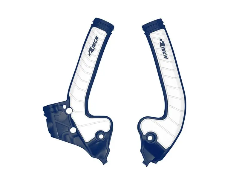 RACETECH (RTECH) kompletní kryty rámu BI-MATERIAL SUPER GRIP HUSQVARNA TC 85 '18-'24 barva modrá / bílá ( )