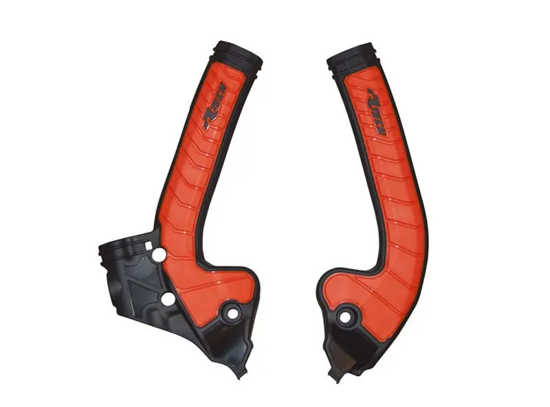 RACETECH (RTECH) kompletní kryty rámu BI-MATERIAL SUPER GRIP KTM SX 85 '18-'24 barva oranžová / černá ( )