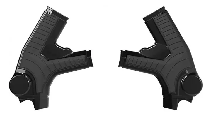 RACETECH (RTECH) kompletní kryty rámu BI-MATERIAL SUPER GRIP SURRON ULTRA BEE ELECTRIC 23-25 barva černá ( )
