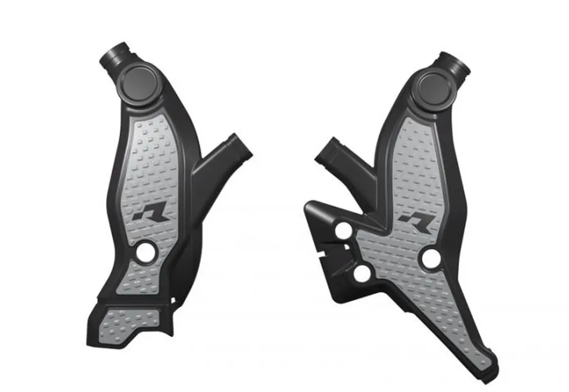 RACETECH (RTECH) kompletní kryty rámu T7 REVOLUTION YAMAHA TENERE 700 19-24 barva černá - šedá (RACETECH (RTECH) kompletní kryty rámu T7 REVOLUTION)