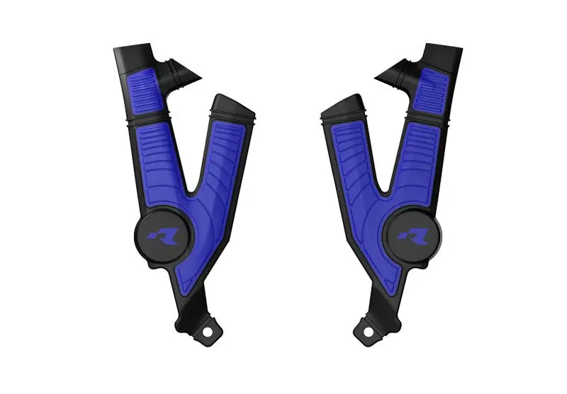 RACETECH (RTECH) kompletní kryty rámu BI-MATERIAL SUPER GRIP TALARIA STING MX4 / MX5 / TL4000 / TL5500 '23-'25 barva černá / modrá (RACETECH (RTECH))