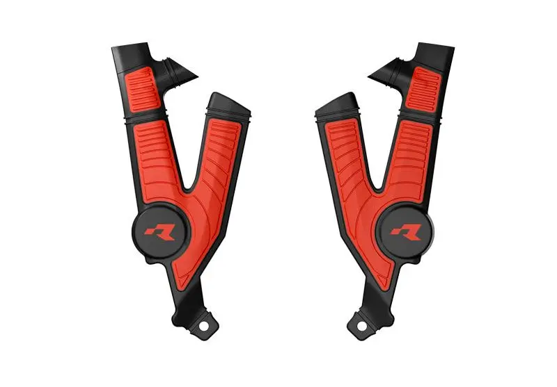 RACETECH (RTECH) kompletní kryty rámu BI-MATERIAL SUPER GRIP TALARIA STING MX4 / MX5 / TL4000 / TL5500 '23-'25 barva černá / červená (RACETECH)