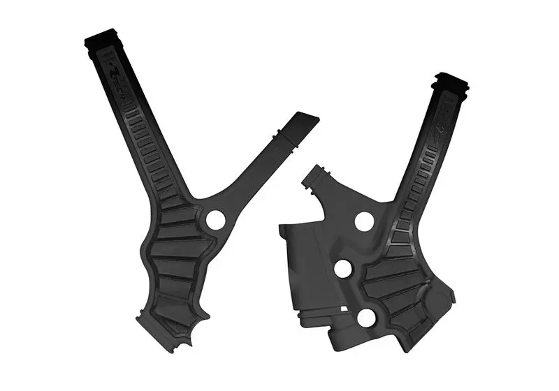 RACETECH (RTECH) kompletní kryty rámu BI-MATERIAL SUPER GRIP YAMAHA YZ 85 '22-'24 barva černá ( )