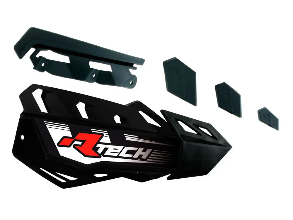 RACETECH (RTECH) náhradní plasty pro kryty páček FLX / ALU / ATV barva černá ( )