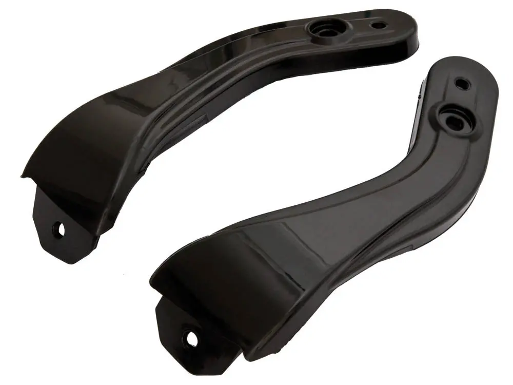 RACETECH (RTECH) boční ochranné plasty hliníkové upevnění pro kryty páček VERTIGO ALU/ATV a FLX ALU/ATV barva černá ( )