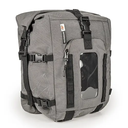 KAPPA brašna na nádrž TANKBAG magnetická nebo batoh 20L barva šedá (INSPIRING ADVENTURE) ( )