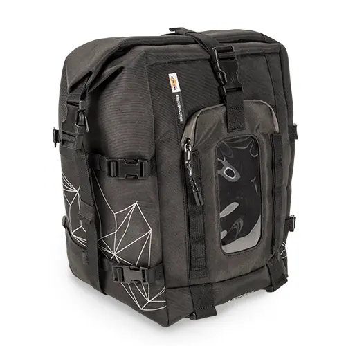 KAPPA brašna na nádrž TANKBAG magnetická nebo batoh 20L barva černá (INSPIRING ADVENTURE) ( )