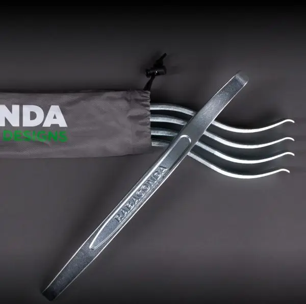 RABACONDA montážní páky na pneumatiky (PRO TIRE IRON SET IN BAG) (komplet 5 kusů) 380mm, PRO TYRE LEVER SET (RABACONDA montážní páky na pneumatiky)