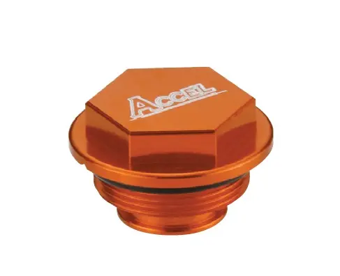 ACCEL kryt brzdové pumpy zadní KTM BREMBO 04-13 barva oranžová (ACCEL kryt brzdové pumpy zadní KTM BREMBO 04-13 barva oranžová)