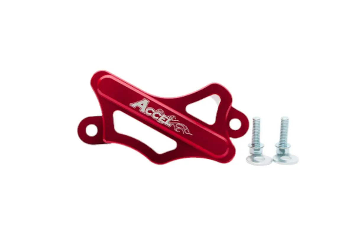 ACCEL kryt brzdového třmenu (zadní) HONDA CR/CRF 02-16, hliníkový, barva červená ( )