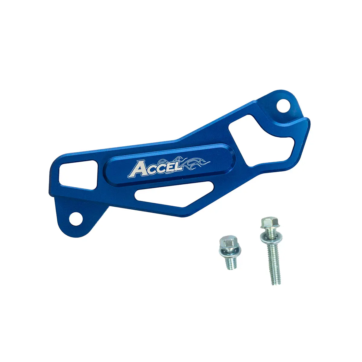 ACCEL kryt brzdového třmenu (zadní) YAMAHA YZ 125 / 250 06-21, YZF 250 06-20, YZF 450 06-19, WRF 125 / 250 / 450 06-23 (17D-27491D50-00) barva modrá