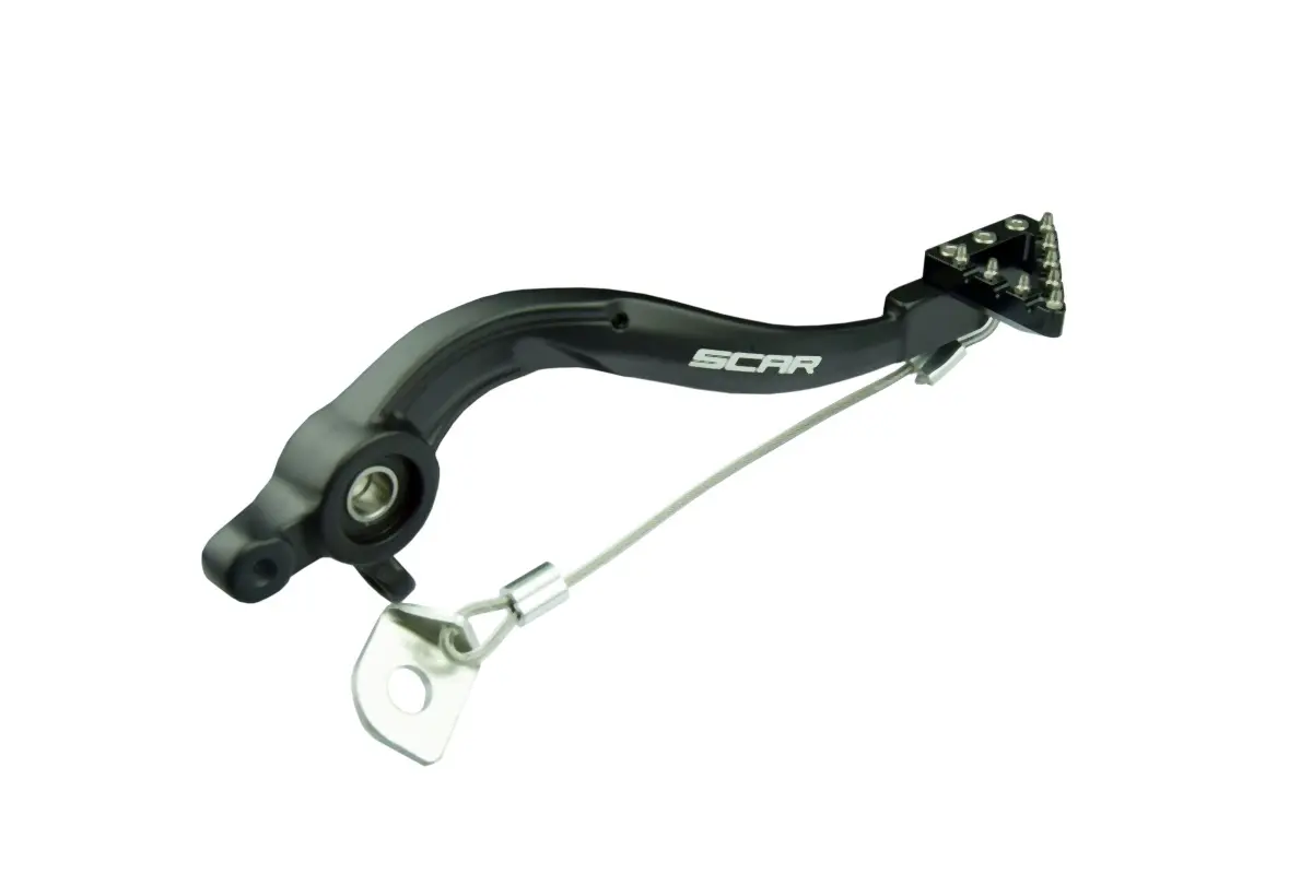 SCAR závodní páka zadní brzdy KTM 125 SX 17-22, 150 SX 17-22, 250 SX 19-22, 250 SXF 17-22, 250-450 SXF 17-22, 450 EXCF 23, 500 EXC 20, 500 EXCF 17-23