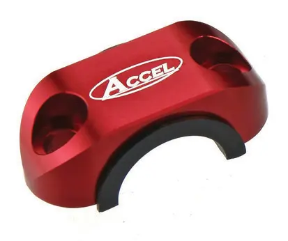 ACCEL držák brzdové pumpy barva červená (RC-01RD) (ACCEL držák brzdové pumpy barva červená (RC-01RD))