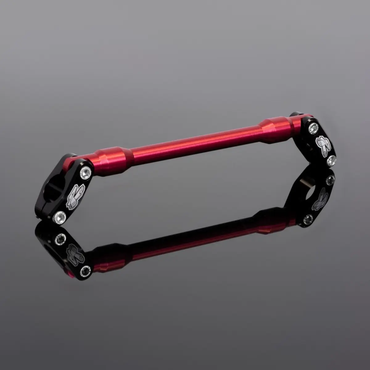 RENTHAL příčka řídítek 7/8 palce (22mm) ROAD BAR CROSS BRACE SET RED barva červená ( )