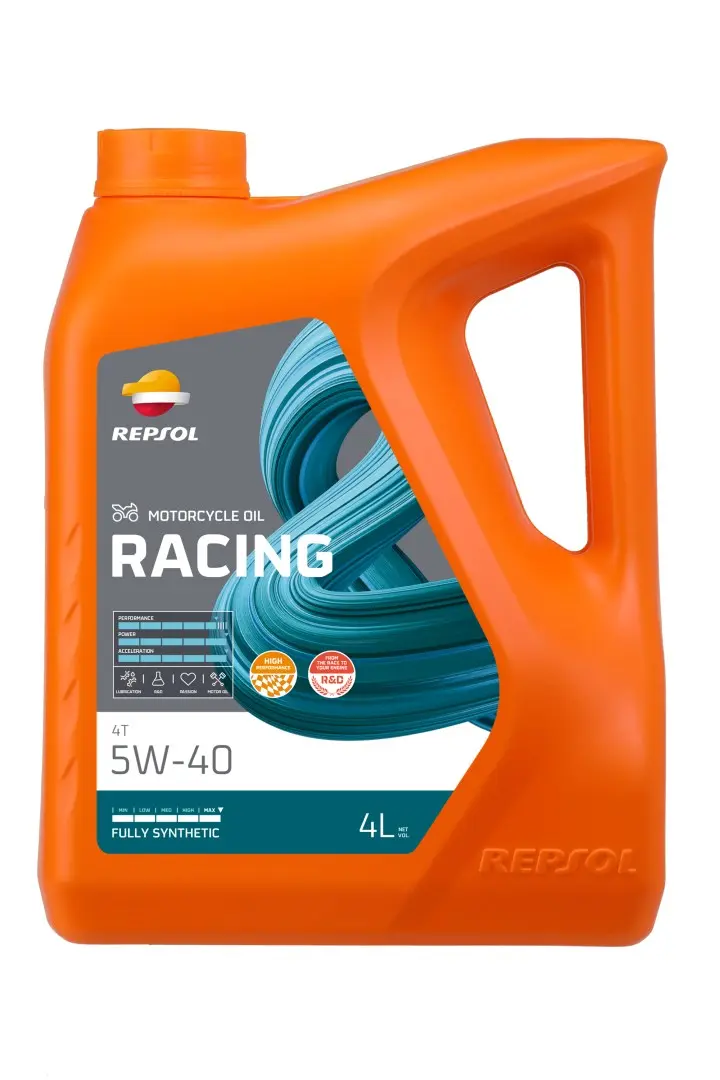REPSOL motorový olej 4T Racing 5W40 4L MA2 syntetický (5) - nahrazuje RP160L54 ( )