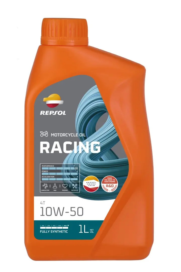 REPSOL motorový olej 4T Racing 10W50 1L MA2 syntetický (12) - nahrazuje RP160P51 (REPSOL motorový olej 4T Racing 10W50 1L MA2 syntetický (12) -)