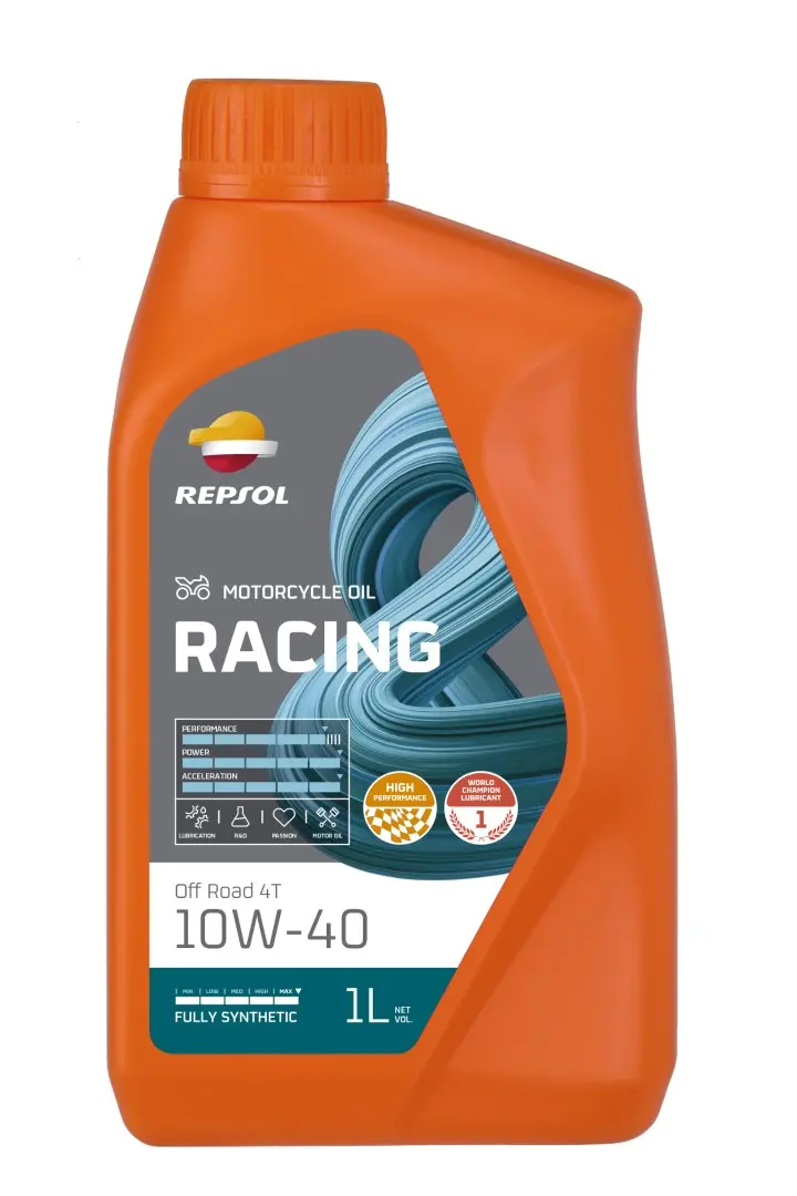REPSOL motorový olej 4T závodní OFF ROAD 10W40 1L MA2 syntetický (12) - nahrazuje RP162N51 ( )