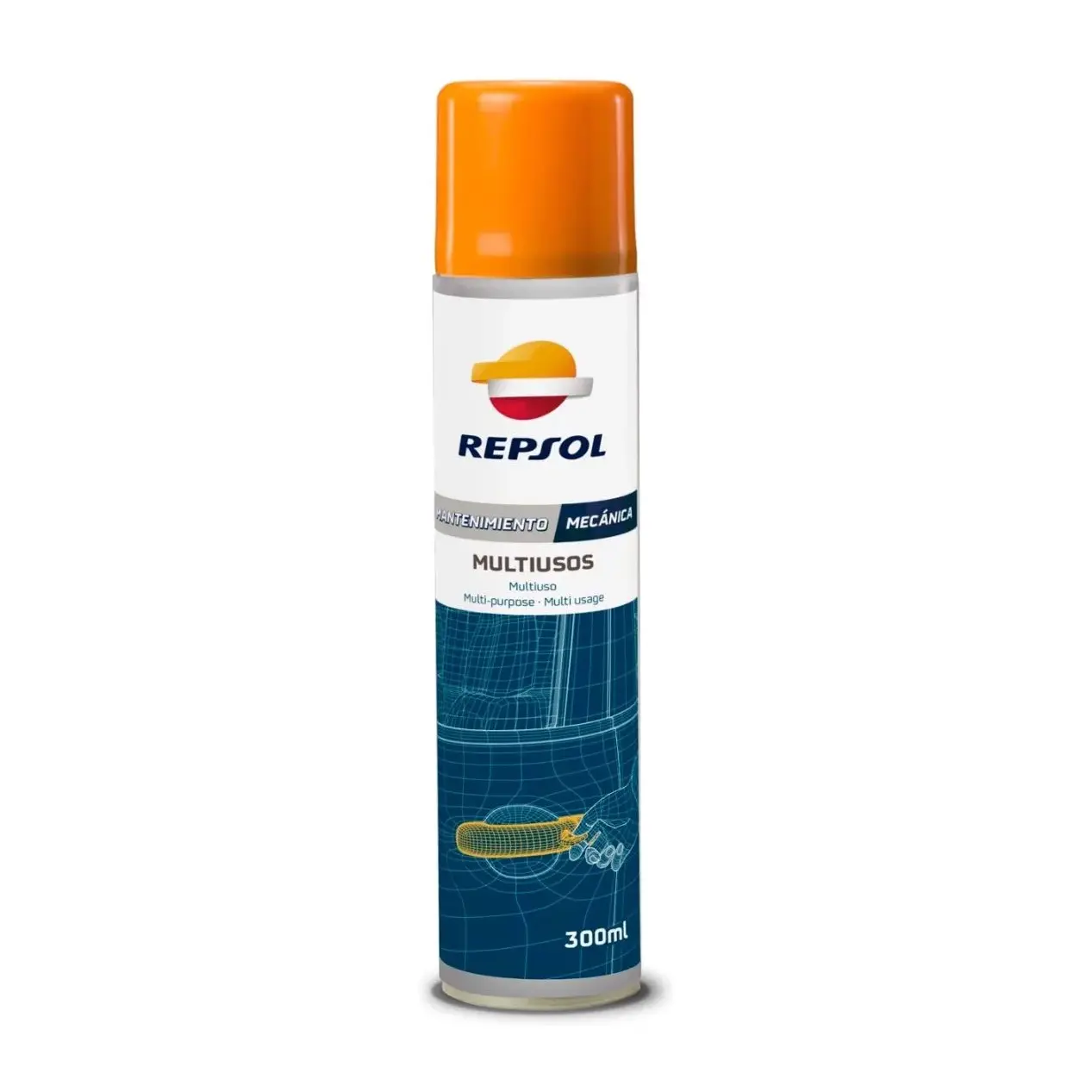 REPSOL mazací a odrezovací prostředek MULTIUSOS sprej 300 ml (nahrazuje RP710A99) (25) ( )